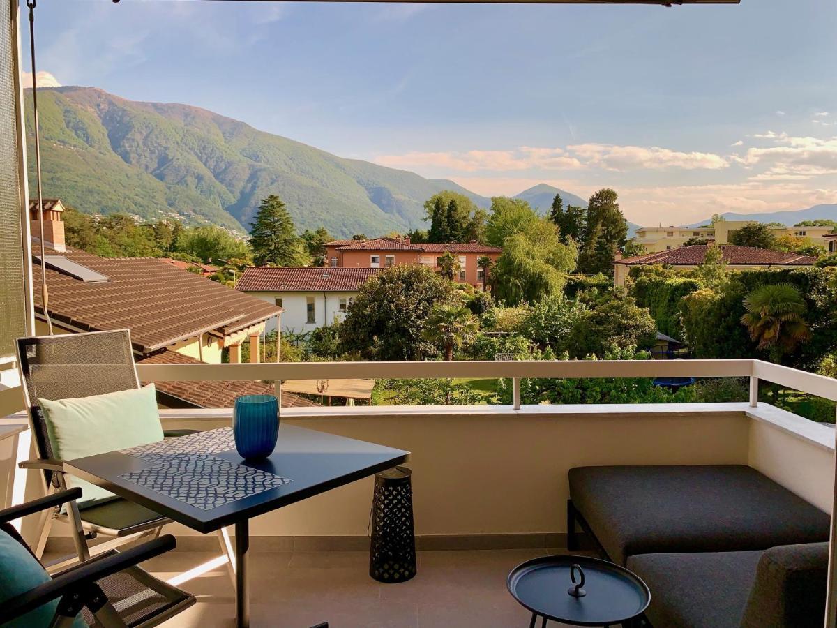 Ferienwohnung Bijou Lido Golf Ascona Exterior foto