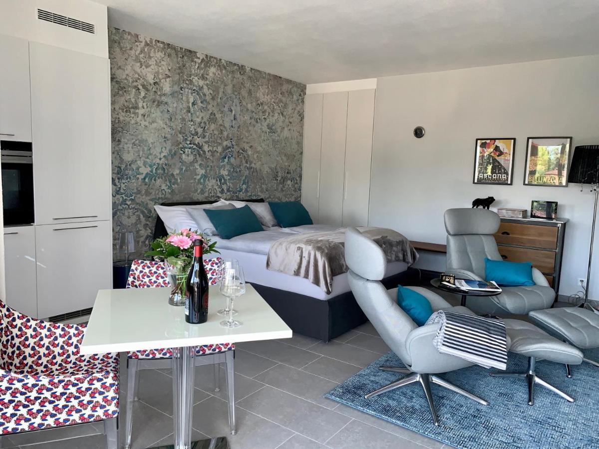 Ferienwohnung Bijou Lido Golf Ascona Exterior foto