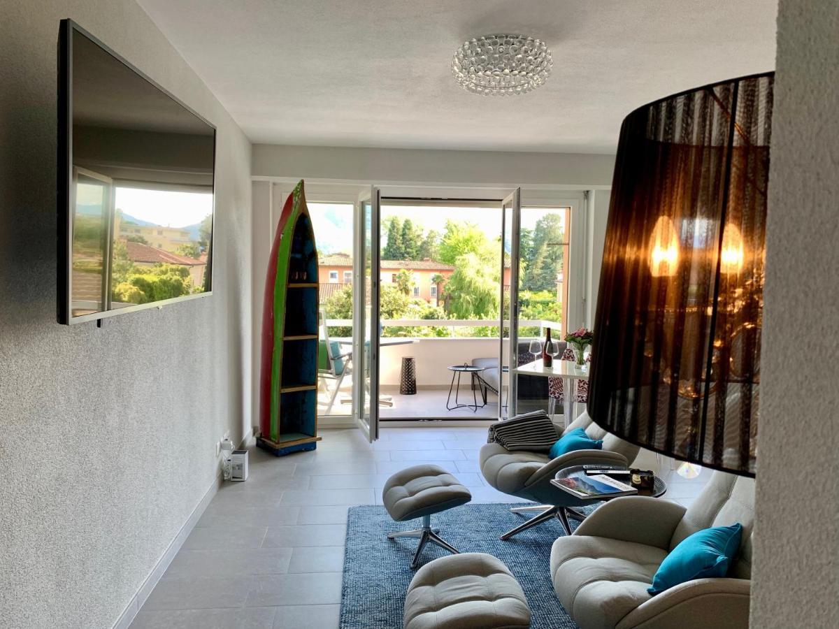 Ferienwohnung Bijou Lido Golf Ascona Exterior foto