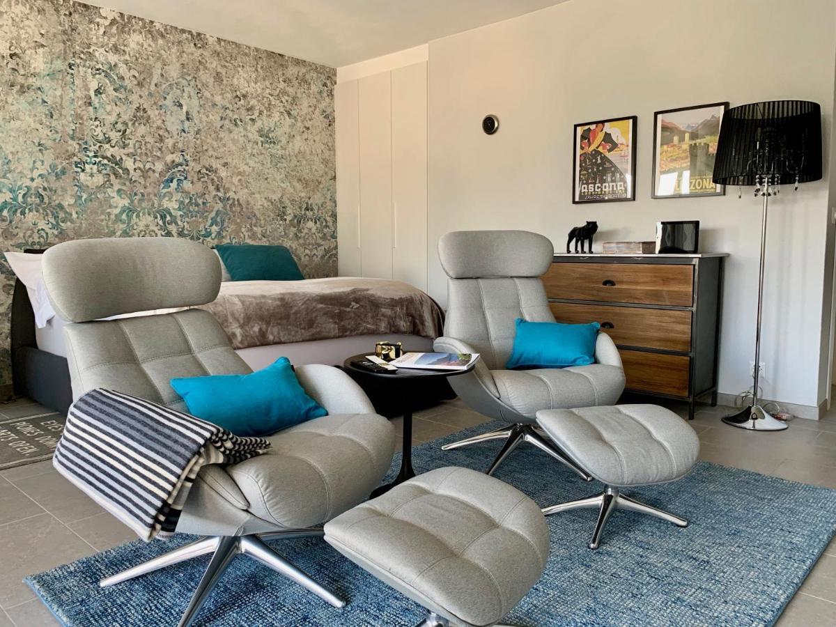 Ferienwohnung Bijou Lido Golf Ascona Exterior foto